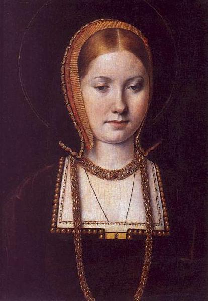 Michiel Sittow Katherine of Aragon Germany oil painting art